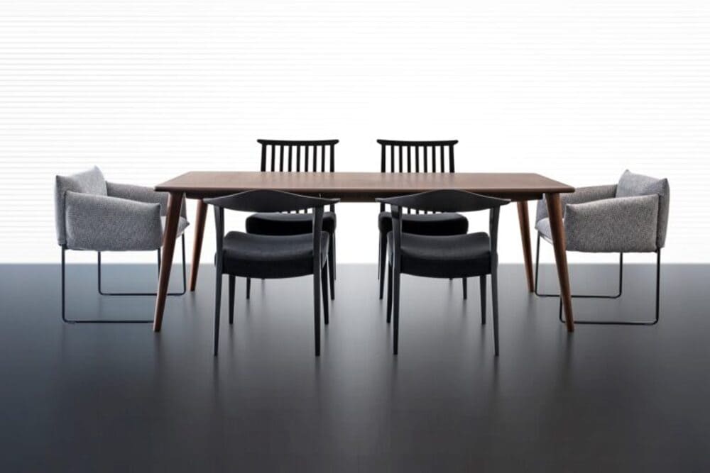 天然木無垢材伸長式ダイニングテーブル「EXダイニングテーブル」