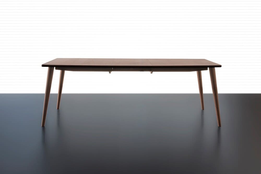 天然木無垢材伸長式ダイニングテーブル「EXダイニングテーブル」