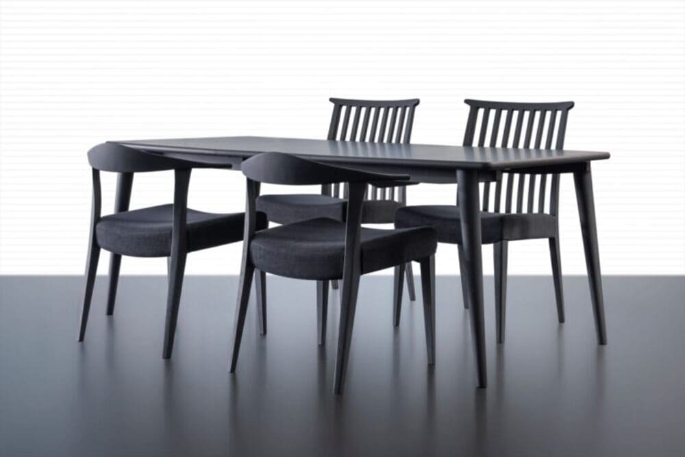 天然木無垢材伸長式ダイニングテーブル「EXダイニングテーブル」