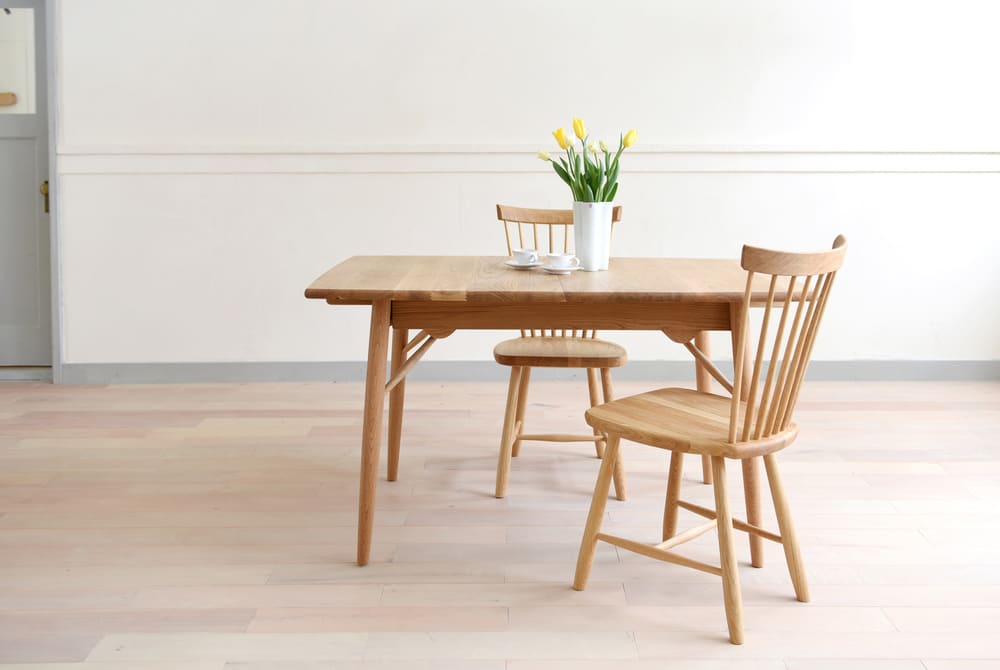 天然木無垢材伸長式ダイニングテーブル「Classic（クラシック）」