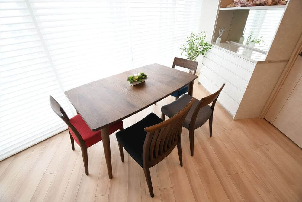 EX 無垢材伸長式ダイニングテーブル