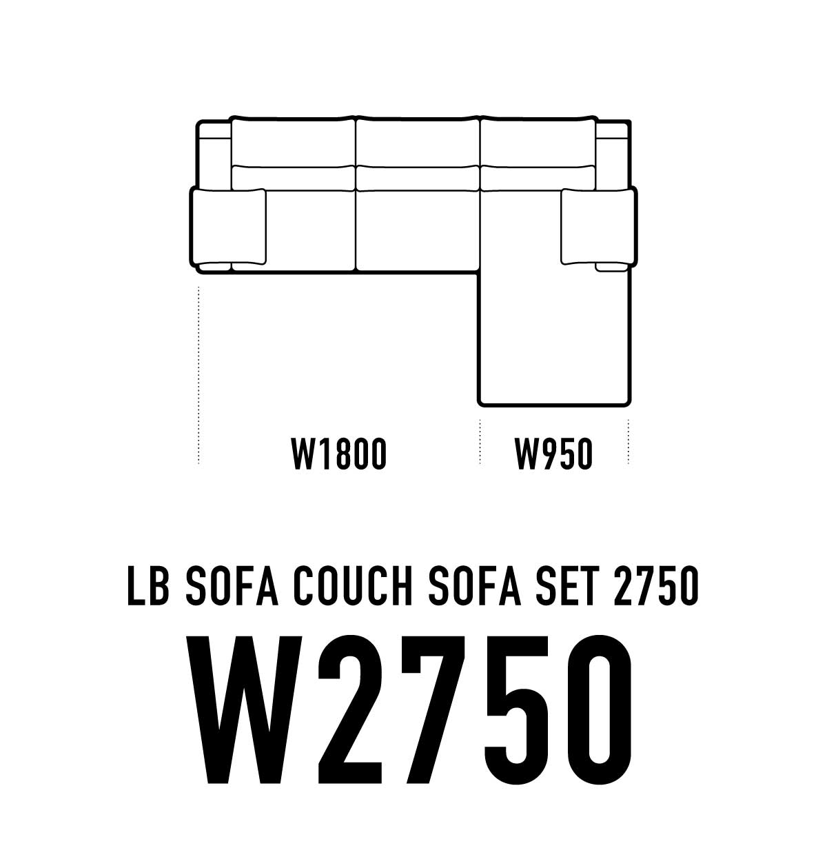LBカウチ W2750