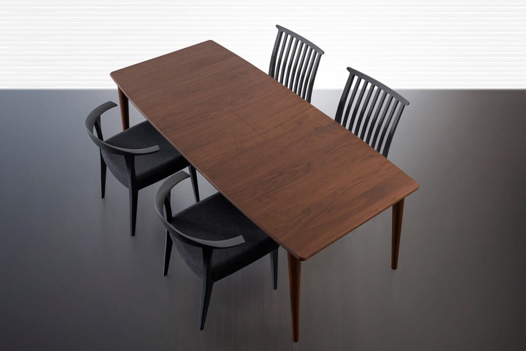 EX 無垢材伸長式ダイニングテーブル