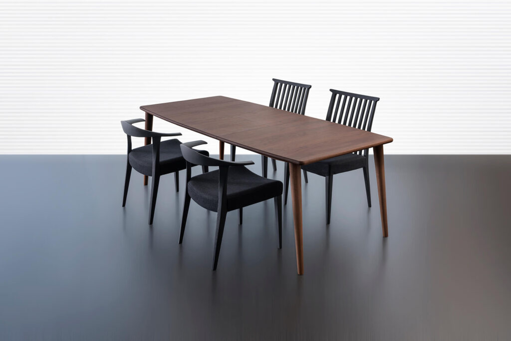 EX 無垢材伸長式ダイニングテーブル